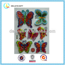 colorful 3D hologram stickers of butterfly for kids decoration